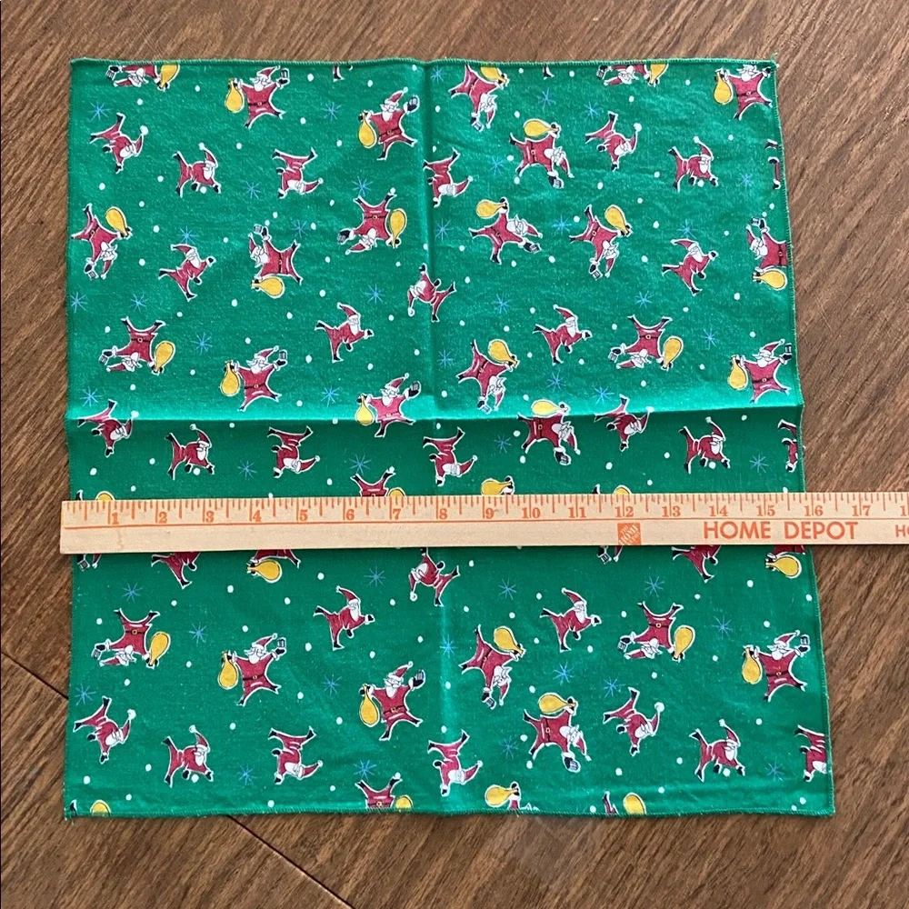 Vintage Cloth Christmas Napkins Set of 6